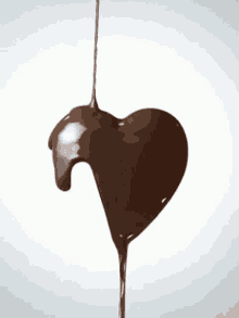 Heart Chocolate Drip GIF - Heart Chocolate Drip Yum GIFs