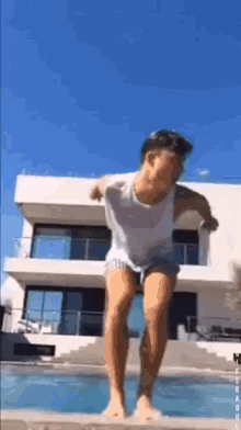Gifsraoul Back Dive GIF - Gifsraoul Back Dive Pool GIFs