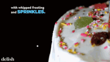 Frosting Sprinkles GIF - Frosting Sprinkles Cake GIFs
