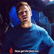 Star Lord Now GIF - Star Lord Now Gtfo GIFs