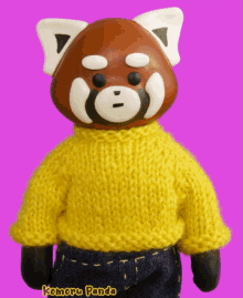 Komoru Panda Red Panda GIF - Komoru Panda Red Panda Ooh GIFs
