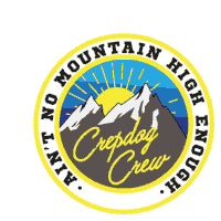 Crepdog Crew Mountain Sticker - Crepdog Crew Crepdog Mountain Stickers