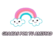 gracias por tu amistad arcoiris gracias por tu amistad arcoiris