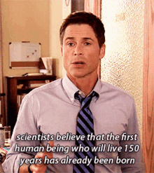 First Human That Will Live Long Scientist Believe GIF - First Human That Will Live Long Scientist Believe Already Been Born GIFs