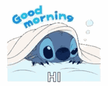 Stitch Good Morning GIF - Stitch Good Morning Lilo And Stitch GIFs