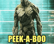 Groot Guardians Of The Galaxy GIF - Groot Guardians Of The Galaxy Peekaboo GIFs