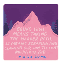 michelle obama quote quotes michelle obama quote going high means taking the harder path