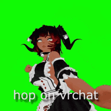 hop on vrchat vrchat hop on chillout anime hip sway adcvr