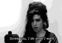 Amy Winehouse Screw You I Do What I Want GIF - Amy Winehouse Screw You I Do What I Want GIFs