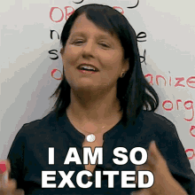 I Am So Excited Rebecca GIF - I Am So Excited Rebecca Engvid GIFs