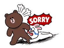brown cony brown and cony cony and brown line