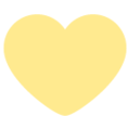 Love Heart Sticker - Love Heart Yellow Heart Stickers