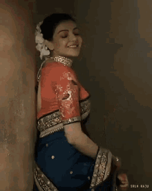 Saree Kajal Aggarwal GIF - Saree Kajal Aggarwal Kajusaree GIFs
