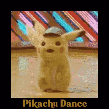 Pikachu Dance Detective Pikachu GIF - Pikachu Dance Detective Pikachu Ryan Reynolds GIFs