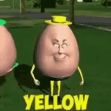 Yellow Egg GIF - Yellow Egg Dance GIFs