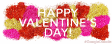 happy valentines day google doodles valentines day glitter