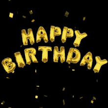 Happy Birthday Gold GIF - Happy Birthday Birthday Gold GIFs
