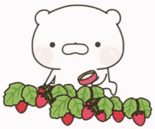 Animation Eat GIF - Animation Eat Strawberry GIFs
