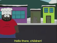 Hello There Children GIF - Children Chef South Park GIFs