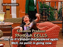 Ekecutive Producerpamela Eellsoh, So It'S Almost The Weekend Again.Well, No Point In Going Now..Gif GIF - Ekecutive Producerpamela Eellsoh So It'S Almost The Weekend Again.Well No Point In Going Now. GIFs
