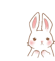 Bunny Kawaii Sticker - Bunny Kawaii Aesthetic Stickers
