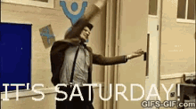 It'S Saturday! GIF - Itssaturday Itstheweekend Theweekend GIFs