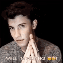 Well Im Waiting Shawn Mendes GIF - Well Im Waiting Shawn Mendes Thingking GIFs