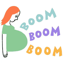 preggers boom boom pregnant big tummy baby bump
