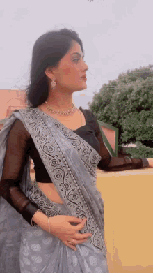 Swati Mitra Saree GIF - Swati Mitra Saree Saree Woman GIFs