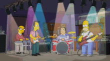 Garage Band GIF - Garage Band Simpsons GIFs