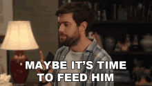 Maybe Its Time To Feed Him Uncle Casey GIF - Maybe Its Time To Feed Him Uncle Casey Clifford The Big Red Dog GIFs