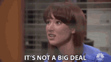 Its Not A Big Deal Erin Hannon GIF - Its Not A Big Deal Erin Hannon Ellie Kemper GIFs