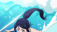 Kanan Matsuura Anime Bikini GIF - Kanan Matsuura Anime Bikini Surfing GIFs