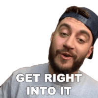 Get Right Into It Casey Frey Sticker - Get Right Into It Casey Frey Get Straight Into It Stickers