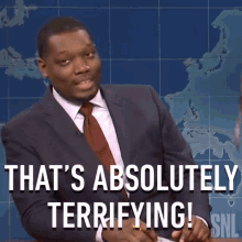 Thats Absolutely Terrifying Saturday Night Live GIF - Thats Absolutely Terrifying Saturday Night Live Weekend Update GIFs
