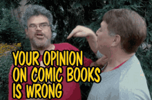 Comic Book Fight Comic Books GIF - Comic Book Fight Comic Books Your Opinion On Comic Books Is Wrong GIFs