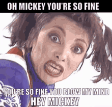 Hey Mickey Toni Basil GIF - Hey Mickey Toni Basil Youre So Fine GIFs