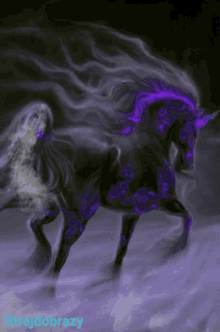 Strejdobrazy Horse GIF - Strejdobrazy Horse Purple And Black GIFs