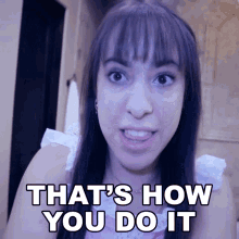 Thats How You Do It Eden Skory GIF - Thats How You Do It Eden Skory The Skorys GIFs