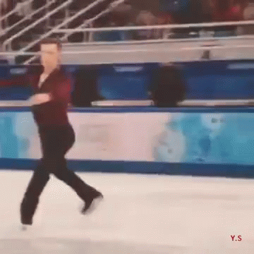 El GIF animado de Ice Skater Skating Fail perfecto para tus conversaciones....