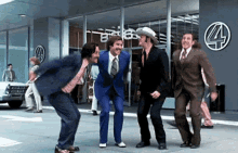 anchorman squad friends jump happy anchorman squad friends jump happy