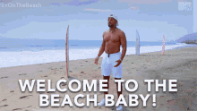 Welcome To The Beach Baby Greetings GIF - Welcome To The Beach Baby Greetings Entertain GIFs