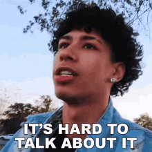 Its Hard To Talk About It Eli GIF - Its Hard To Talk About It Eli Gio And Eli GIFs