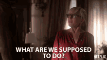 What Are We Supposed To Do Linda Martin GIF - What Are We Supposed To Do Linda Martin Rachel Harris GIFs