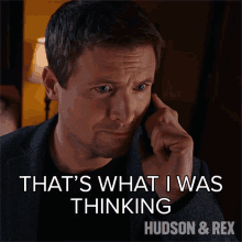Thats What I Was Thinking Charlie Hudson GIF - Thats What I Was Thinking Charlie Hudson Hudson And Rex GIFs