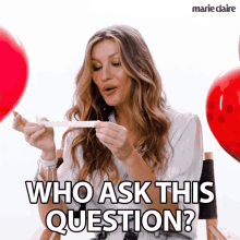 Why Ask This Question Gisele Bündchen GIF - Why Ask This Question Gisele Bündchen Marie Claire GIFs