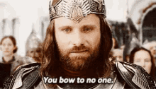 You Bow To No One GIF - King Royalty Imking GIFs