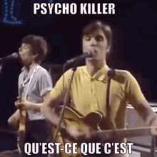 Talking Heads Psycho Killer GIF - Talking Heads Psycho Killer David Byrne GIFs