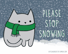 Stop Snowing Please Stop Snowing GIF - Stop Snowing Please Stop Snowing Cats GIFs