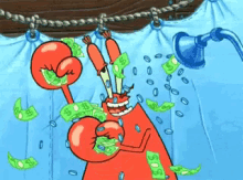 Balling Like Mister Krabs - Balling GIF - Balling Spongebob Squarepants Money GIFs